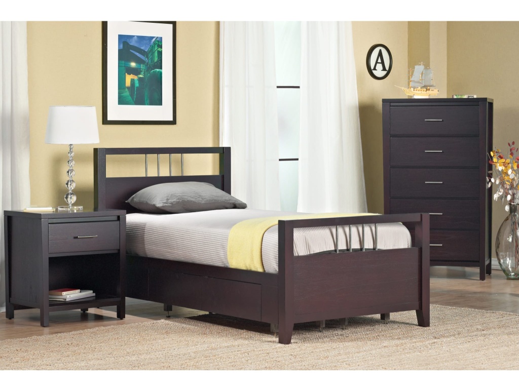 Nevis Platform Storage Bed in Espresso - image 2