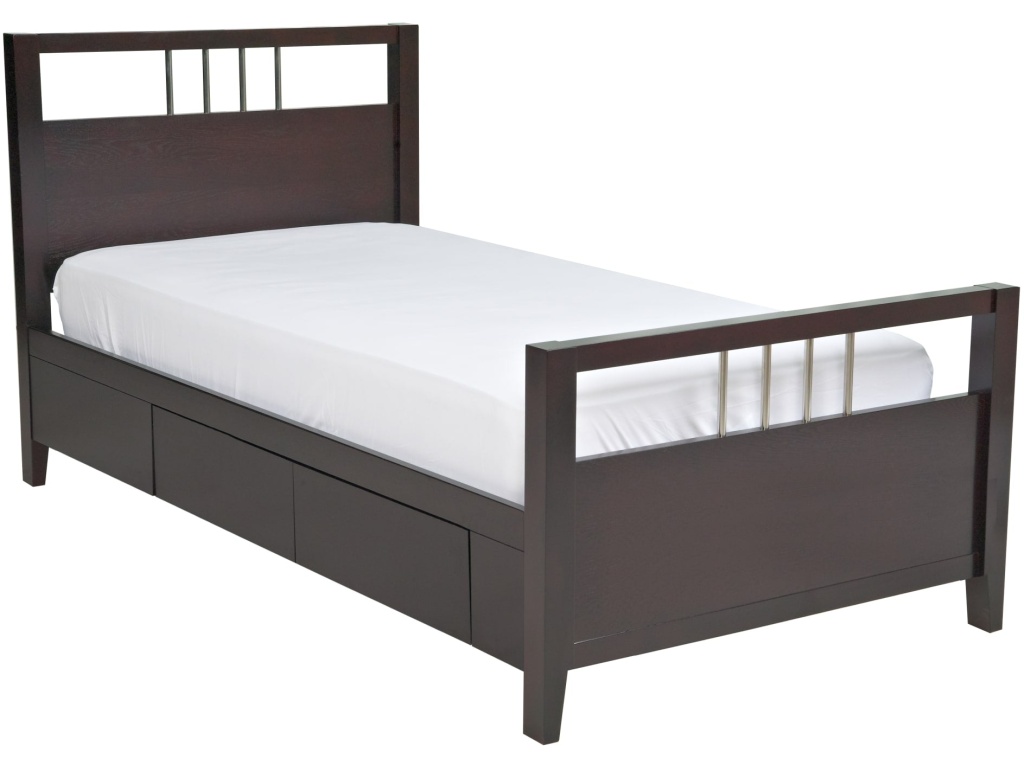 Nevis Platform Storage Bed in Espresso - image 4