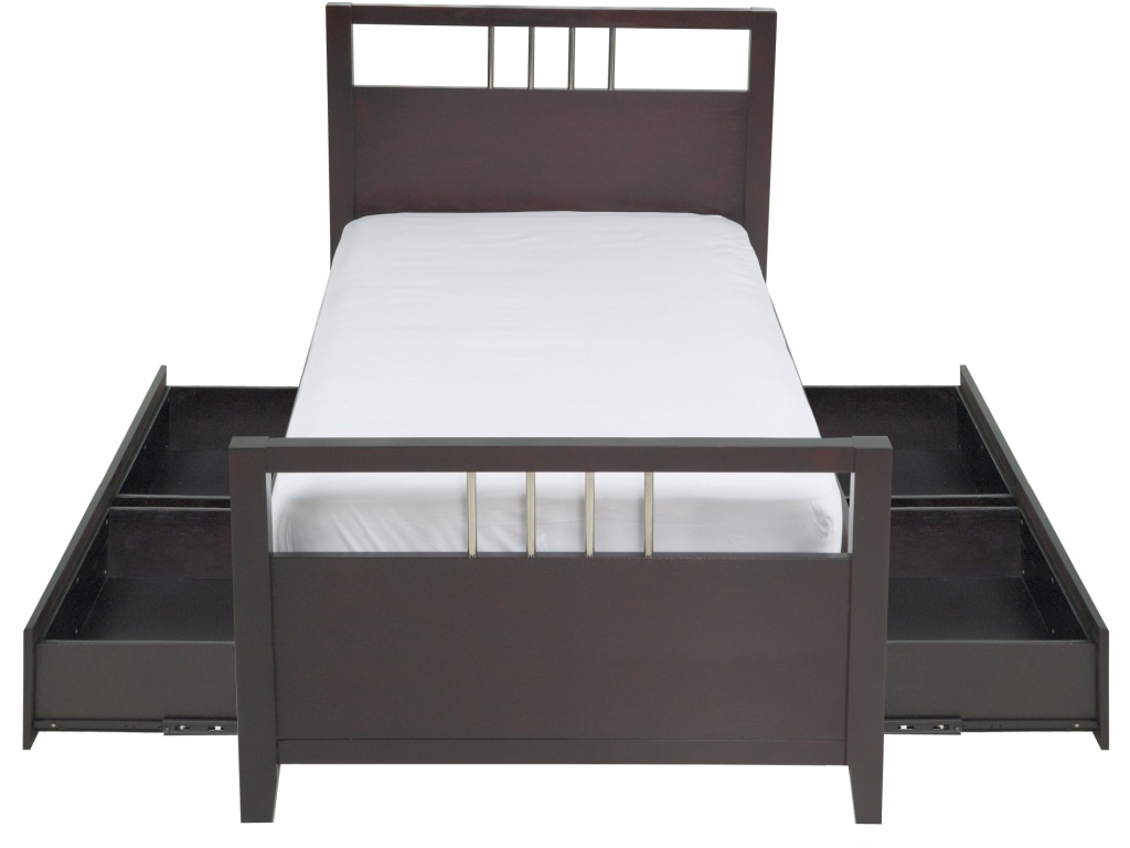 Nevis Platform Storage Bed in Espresso - image 5