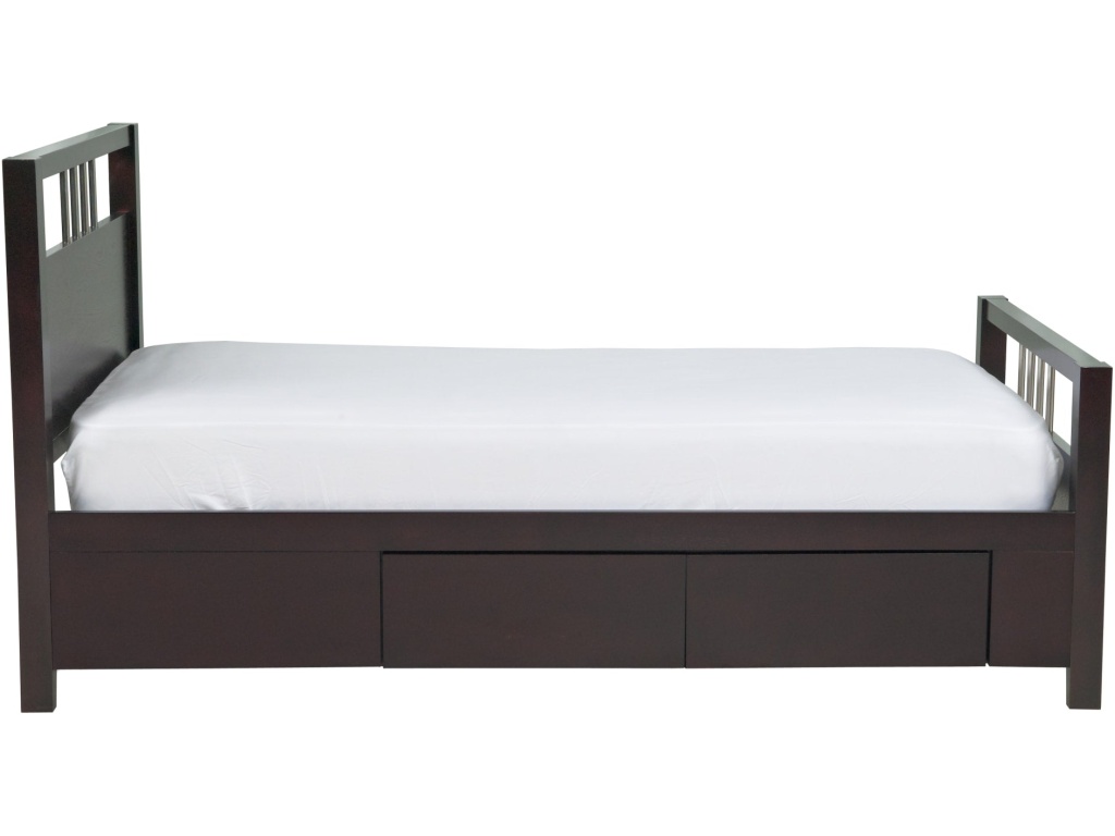 Nevis Platform Storage Bed in Espresso - image 6