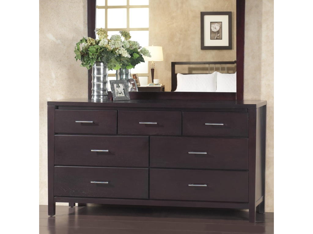 Nevis Seven Drawer Dresser in Espresso - main image