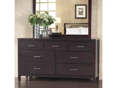 Nevis Seven Drawer Dresser in Espresso