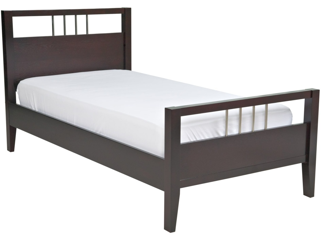 Nevis Wood Platform Bed in Espresso - image 3