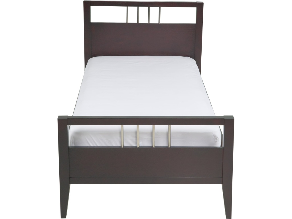 Nevis Wood Platform Bed in Espresso - image 4