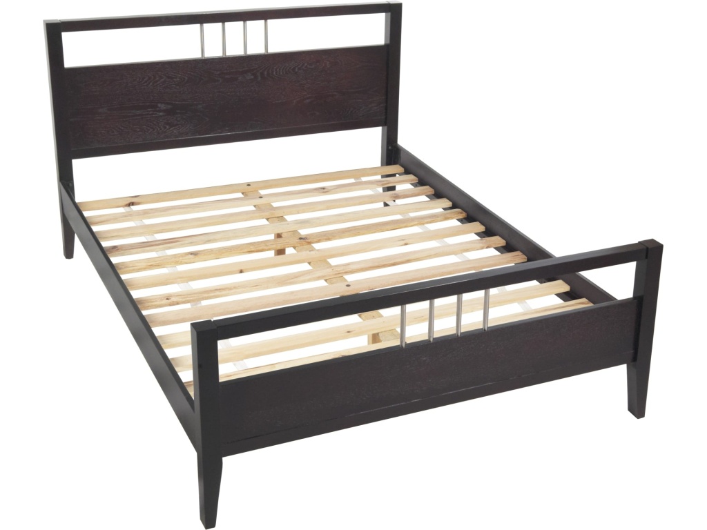 Nevis Wood Platform Bed in Espresso - image 6