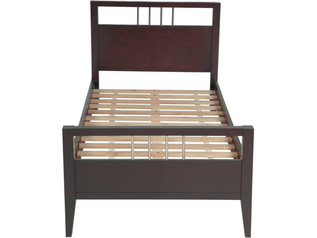 Nevis Wood Platform Bed in Espresso - image 7