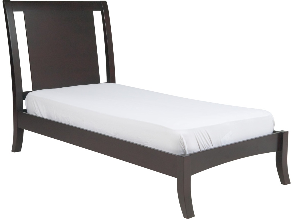 Nevis Wood Sleigh Bed in Espresso - image 3