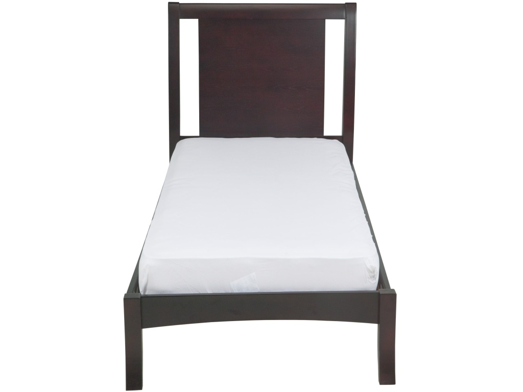 Nevis Wood Sleigh Bed in Espresso - image 4