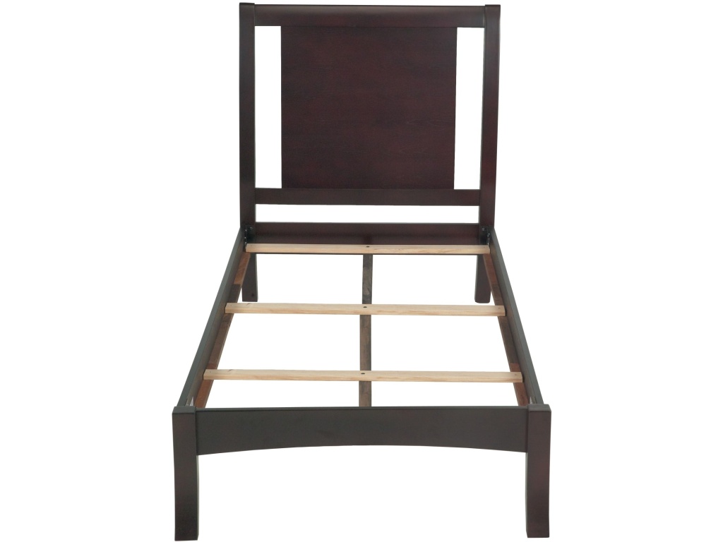 Nevis Wood Sleigh Bed in Espresso - image 6