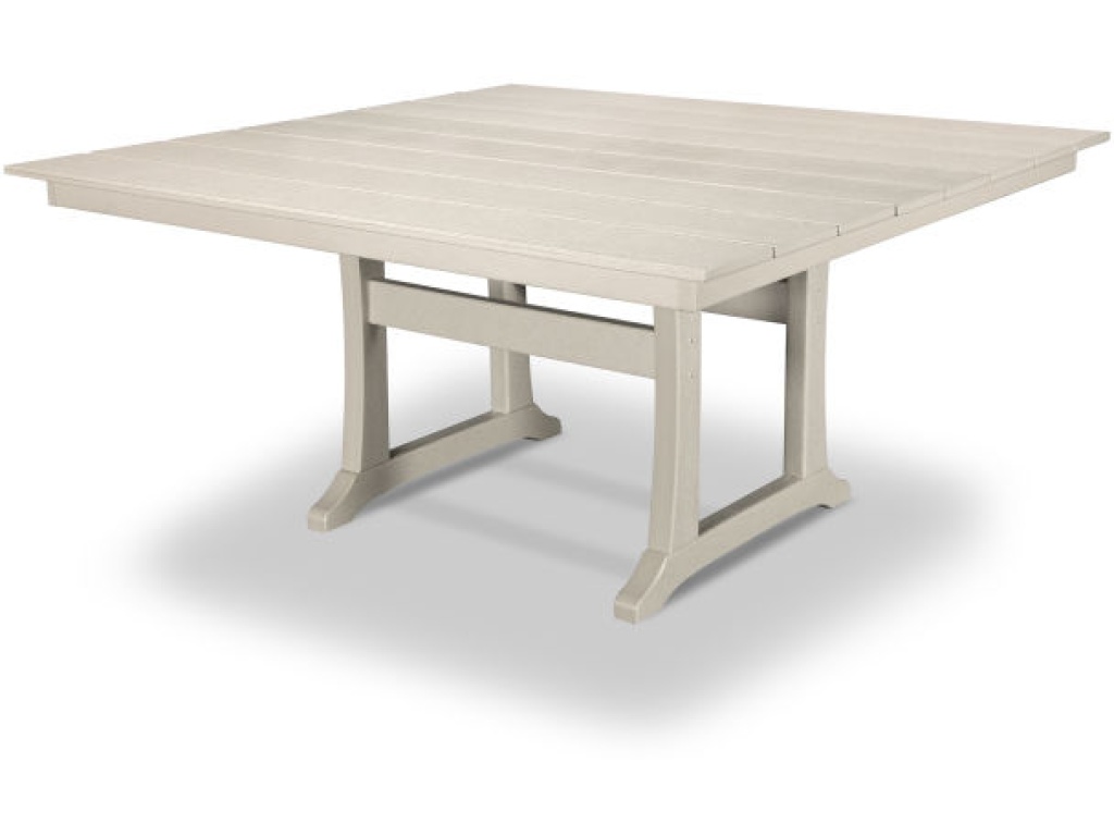 Trex Outdoor Furniture Farmhouse Trestle 59" Dining Table, primary thumbnail