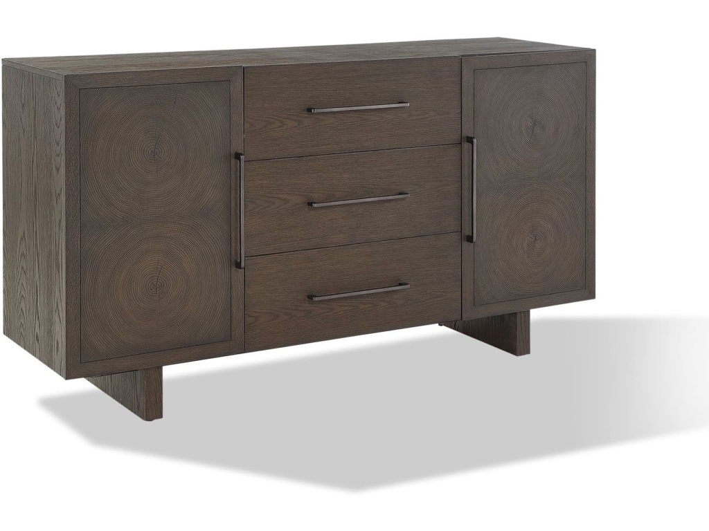 Oakland Three-Drawer Sideboard in Brunette - image 5