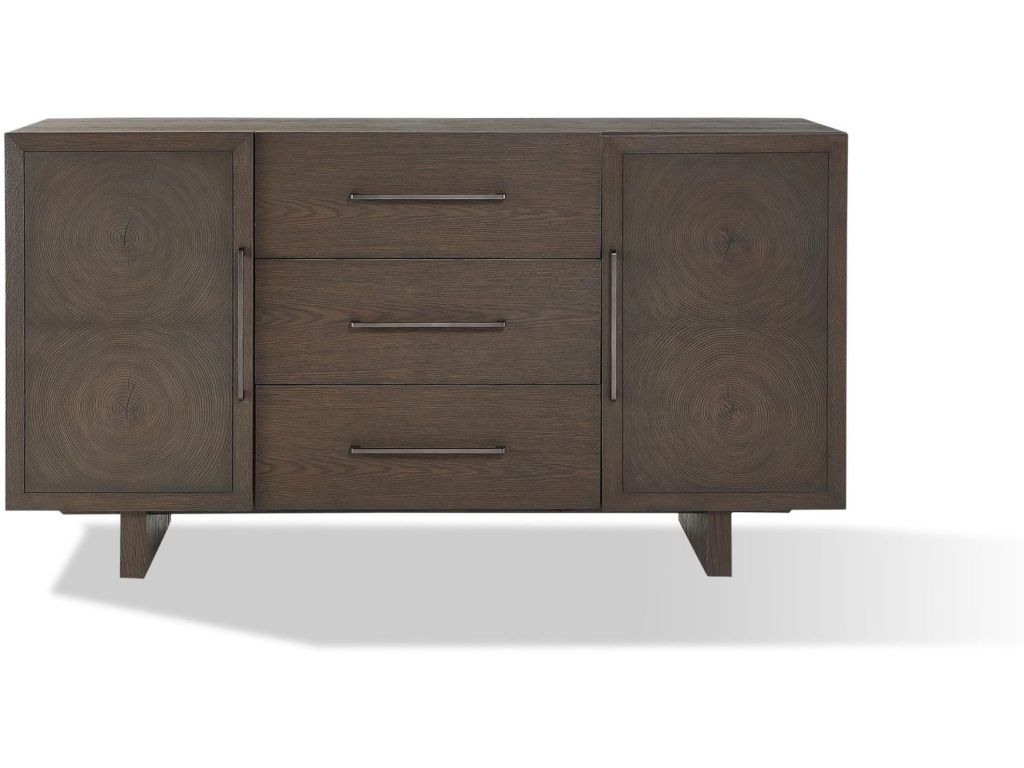 Oakland Three-Drawer Sideboard in Brunette - image 6