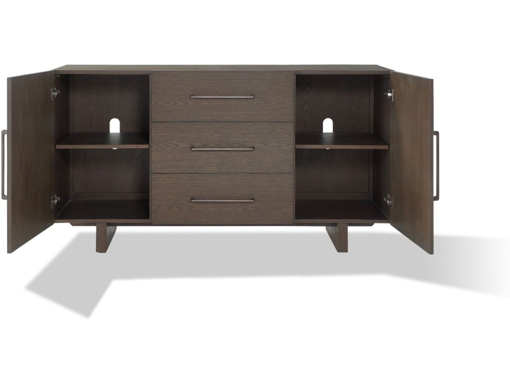 Oakland Three-Drawer Sideboard in Brunette - image 7