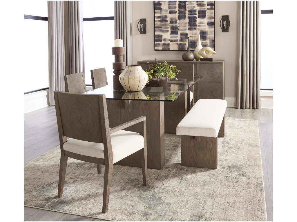Oakland Wood Arm Chair in Brunette - image 2