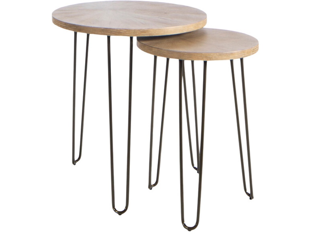 Round Nesting End Tables - main image