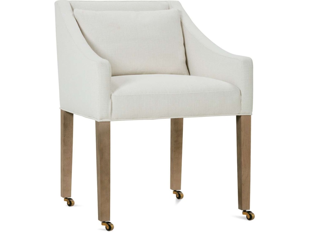 Odessa Dining Arm Chair With Casters - image 2