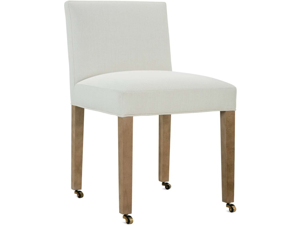 Odessa Dining Armless Chair With Casters - image 2