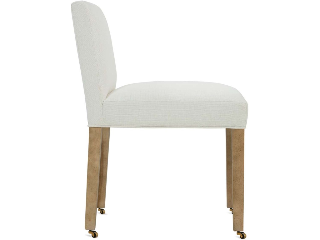 Odessa Dining Armless Chair With Casters - image 1