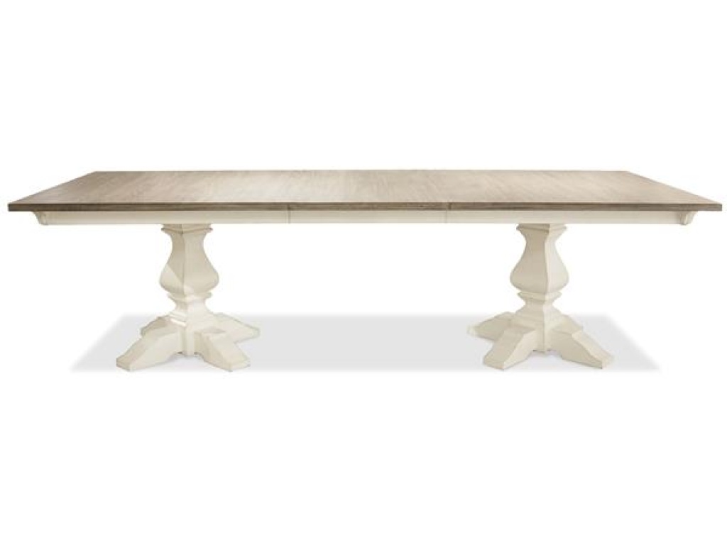 Double Pedestal Table Base - image 1