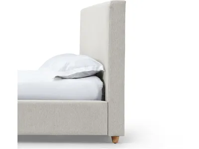 Olivia Upholstered Headboard in Ivory - Alternative View
