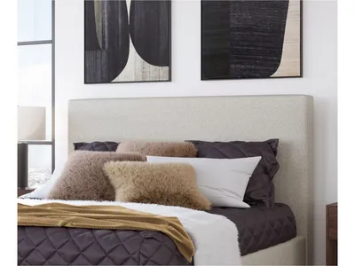 Olivia Upholstered Headboard in Ivory