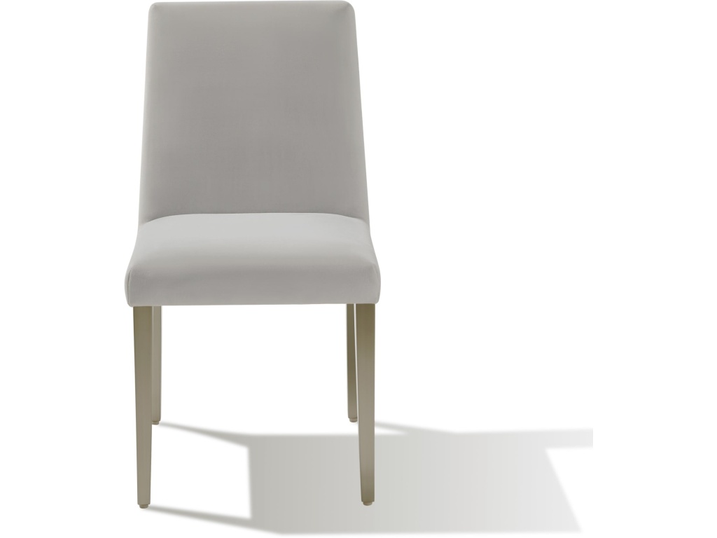 Omnia Dining Chair in Smoke Velvet and Brushed Stainless Steel - image 6