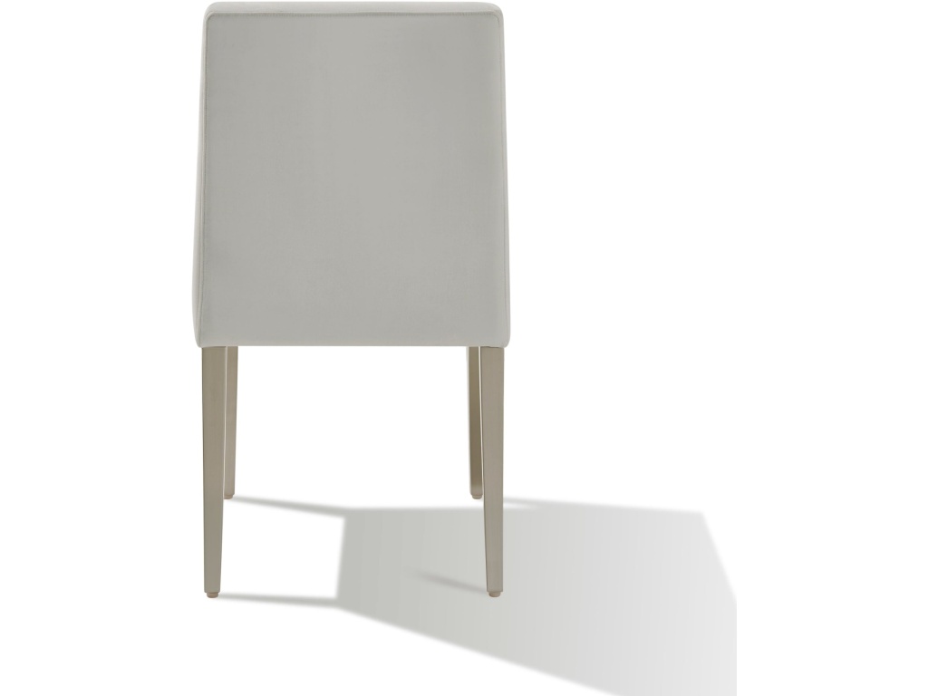 Omnia Dining Chair in Smoke Velvet and Brushed Stainless Steel - image 8