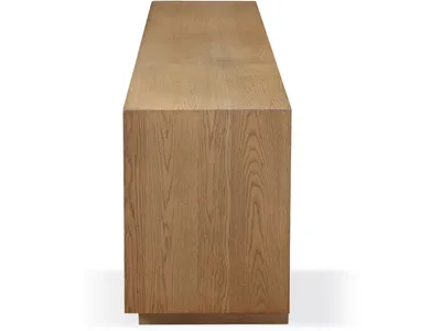 One Coastal Modern 74 inch TV Console in Bisque