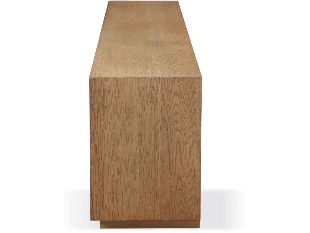 One Coastal Modern 84 inch TV Console in Bisque - image 1