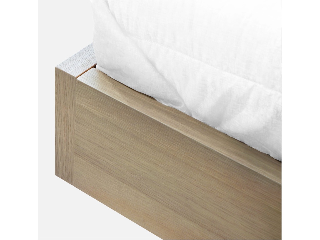 One Coastal Modern Live Edge Wall Bed with Floating Nightstands in Bisque - image 3