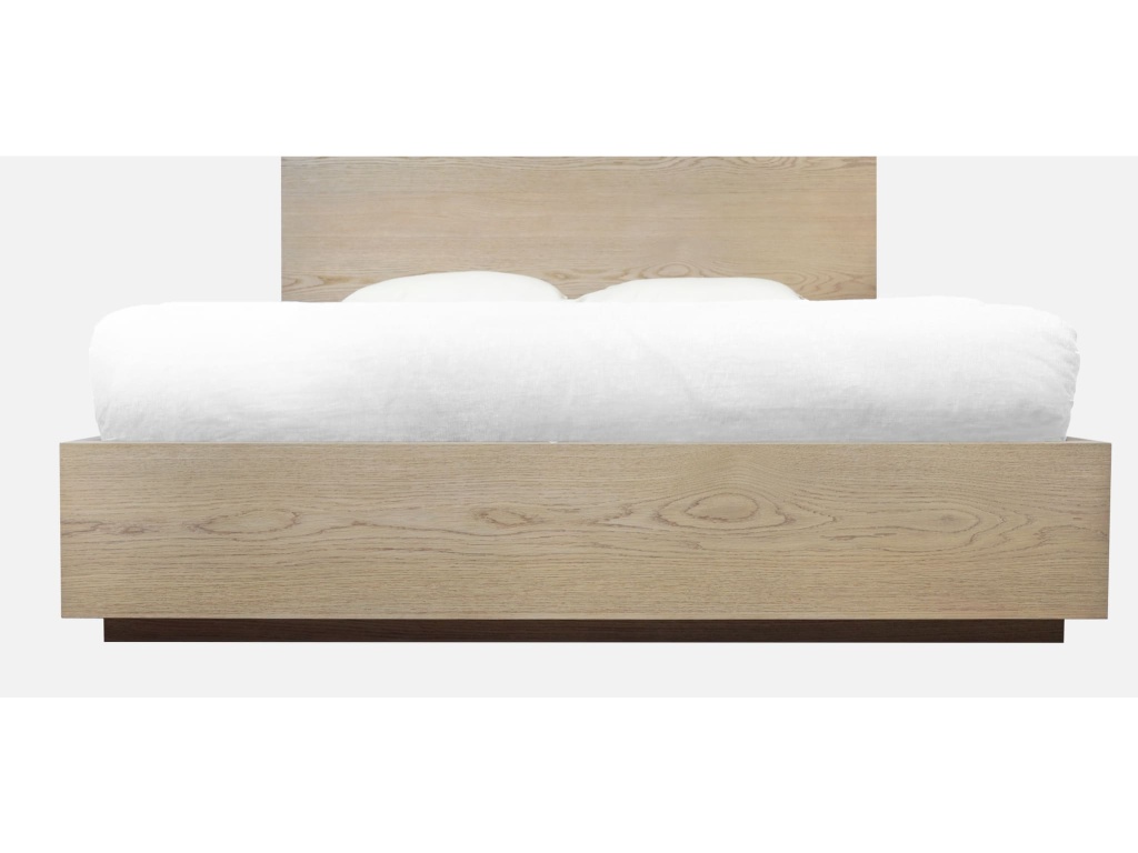 One Coastal Modern Platform Bed in Bisque - image 5