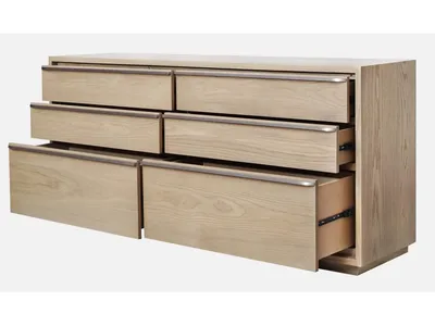 One Coastal Modern Six Drawer Dresser in Bisque - Alternative View