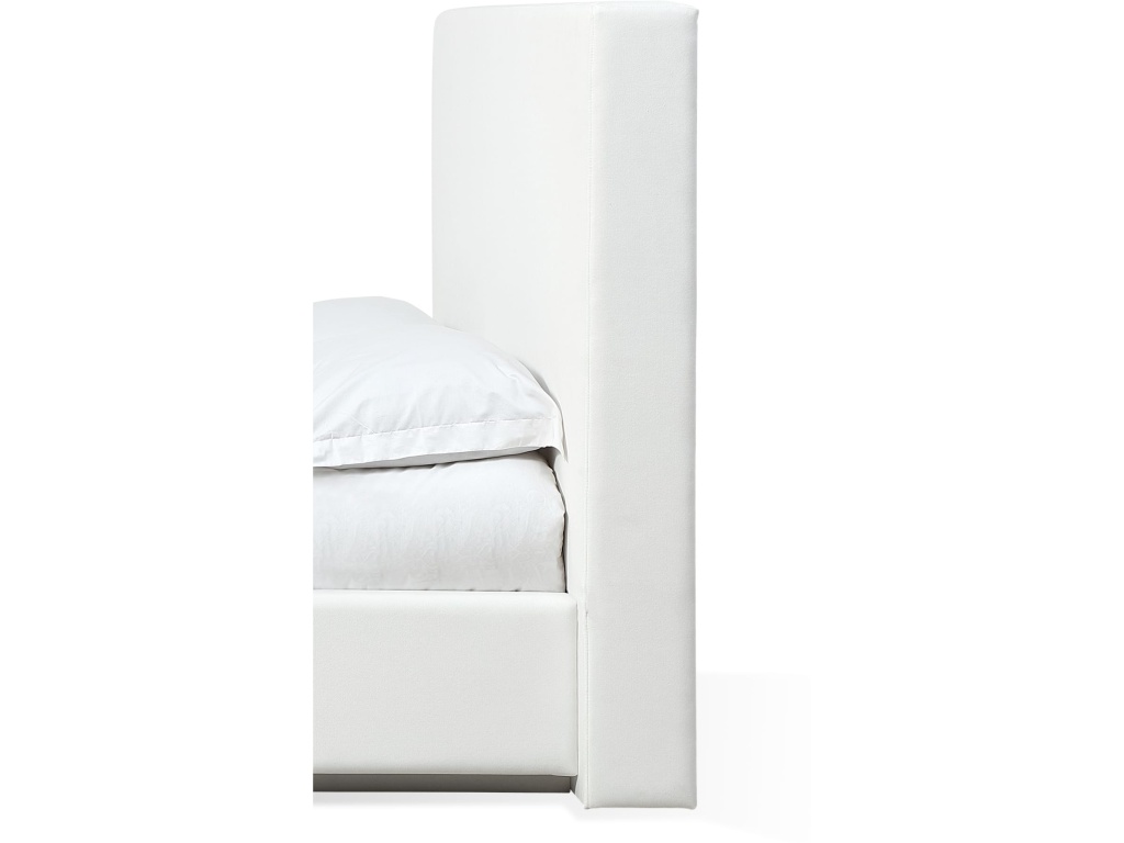 One Upholstered Modern Headboard in Pearl - image 3