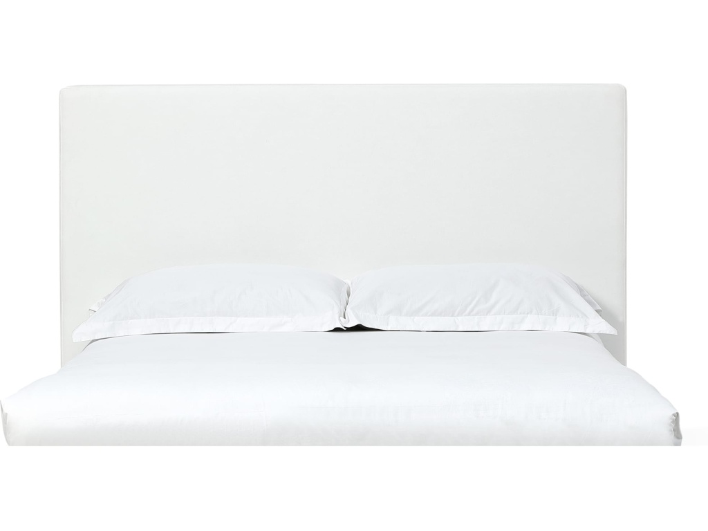 One Upholstered Modern Headboard in Pearl - image 4