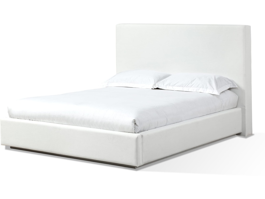 One Upholstered Platform Bed in Pearl - image 4