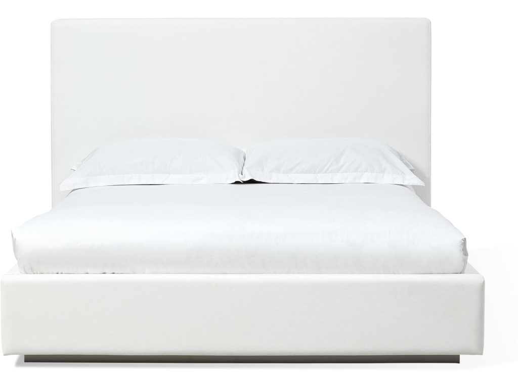 One Upholstered Platform Bed in Pearl - image 5
