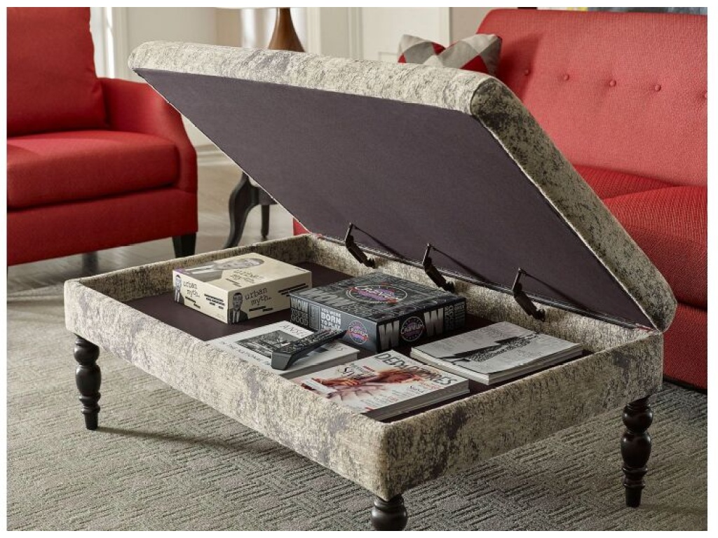 Large Cocktail Ottoman-Turned Leg-Storage - image 1
