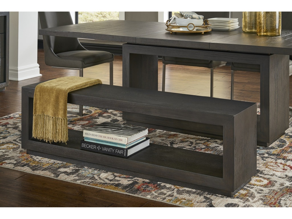 Oxford Dining Bench in Basalt Grey - main image