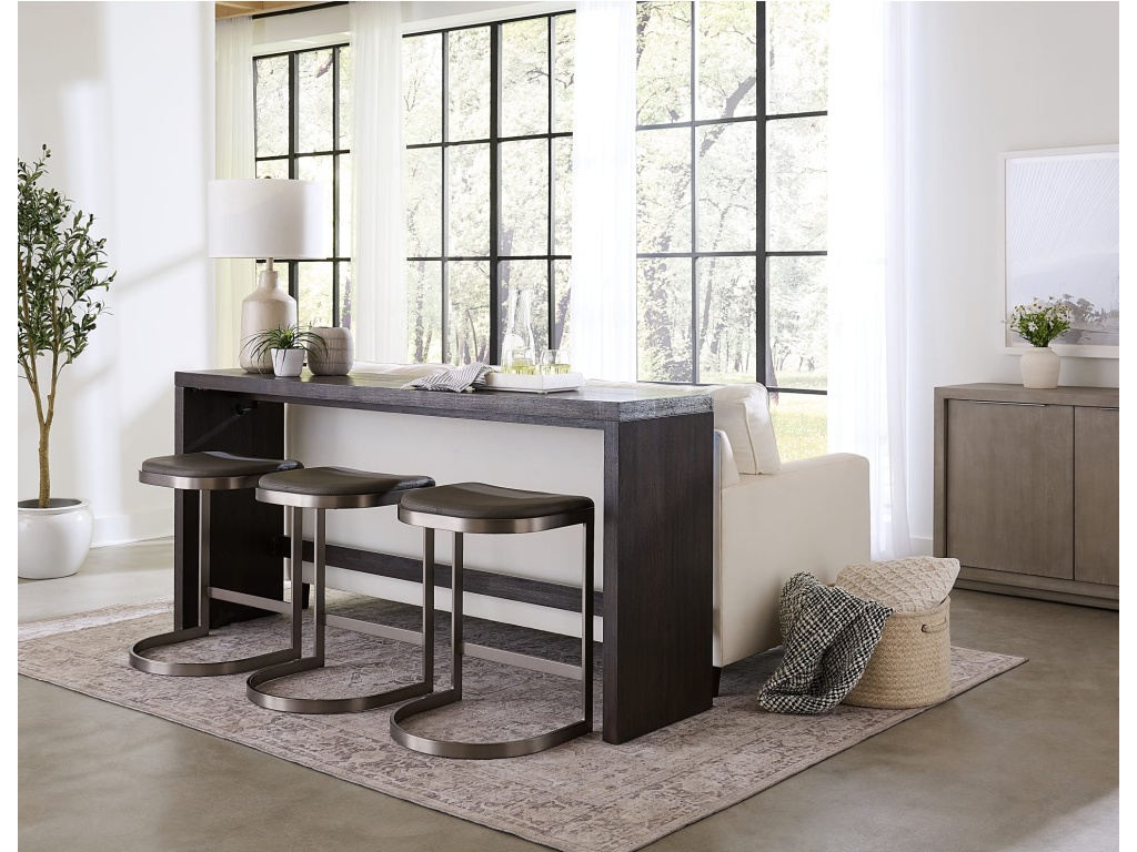 Oxford Gathering Table with USB/Power in Basalt Grey - image 1