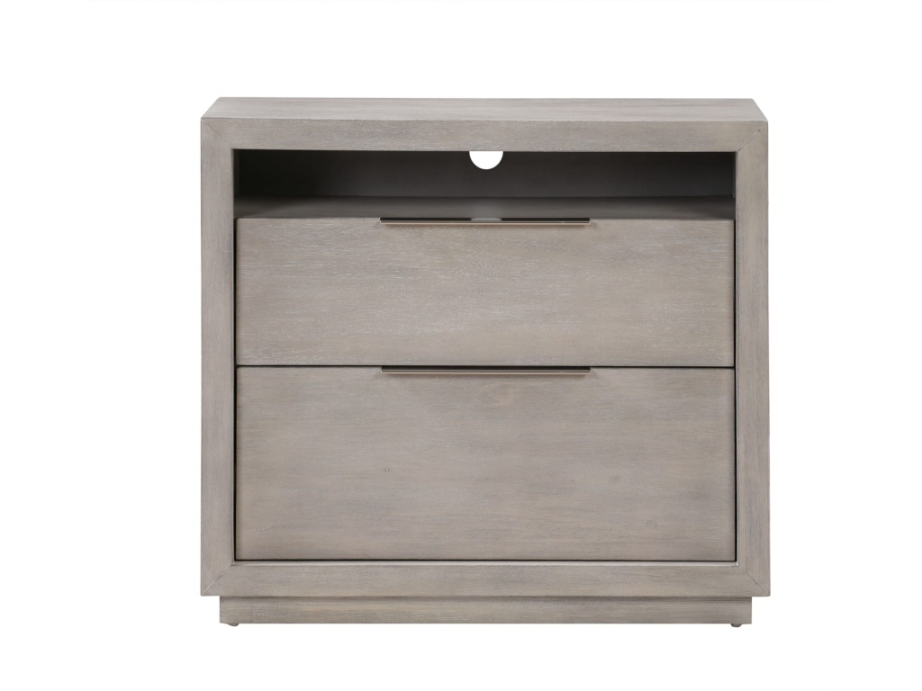 Oxford Two-Drawer Nightstand in Mineral - image 5