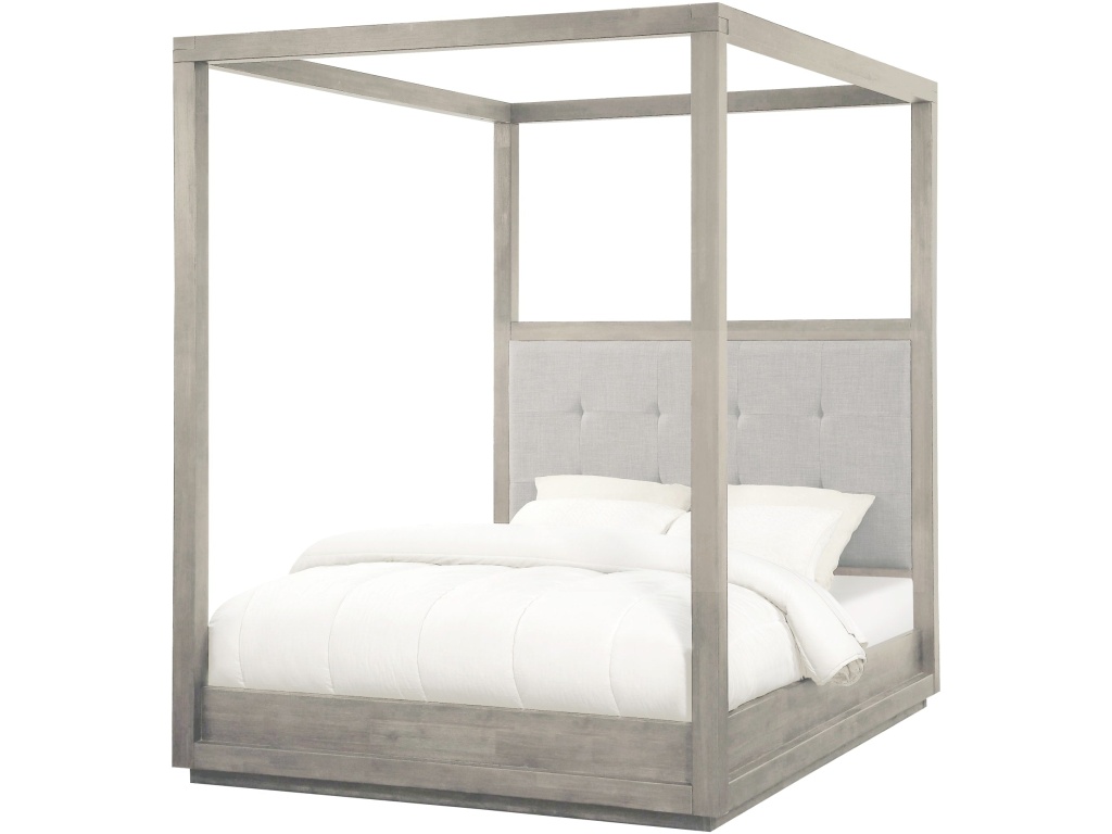 Oxford Upholstered Canopy Bed in Mineral - image 3