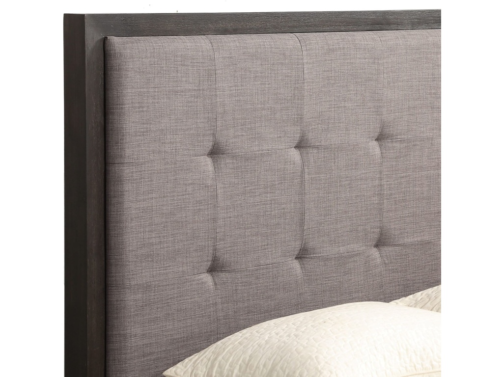 Oxford Upholstered Platform Bed in Dolphin - image 3