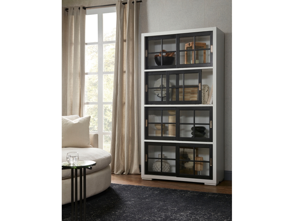 PFC Contemporary 4-Shelf Sliding Door Bookcase - image 5