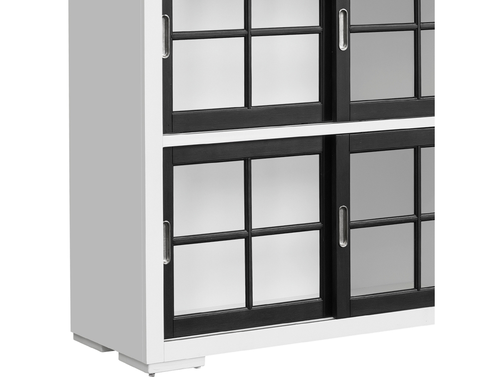 PFC Contemporary 4-Shelf Sliding Door Bookcase - image 4