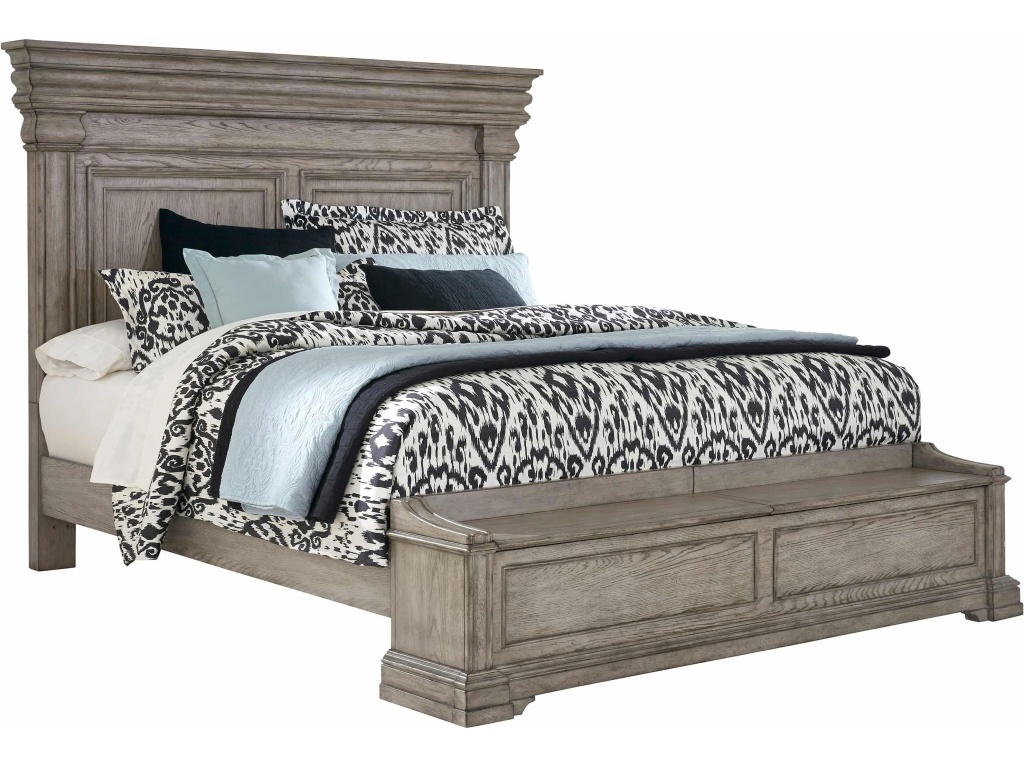 Madison Ridge Queen Bed with Blanket Chest Footboard - main image