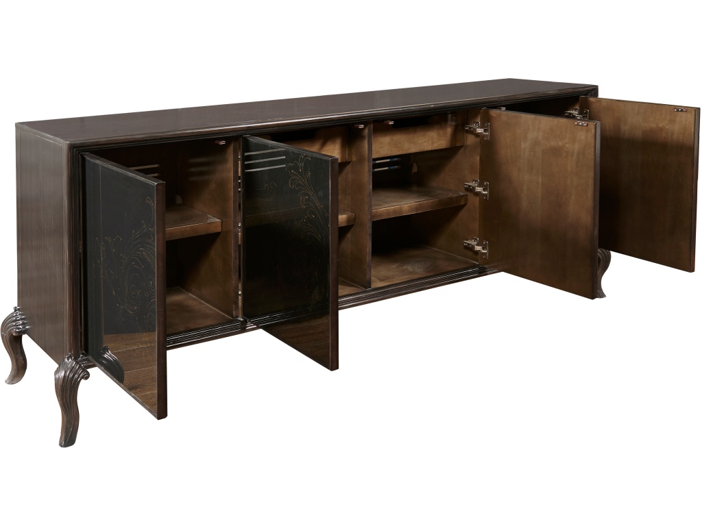 4 Door Media Credenza - image 1