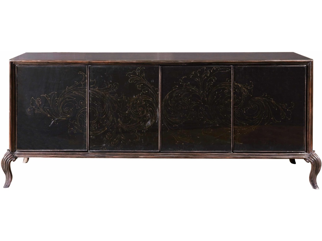 4 Door Media Credenza - image 2