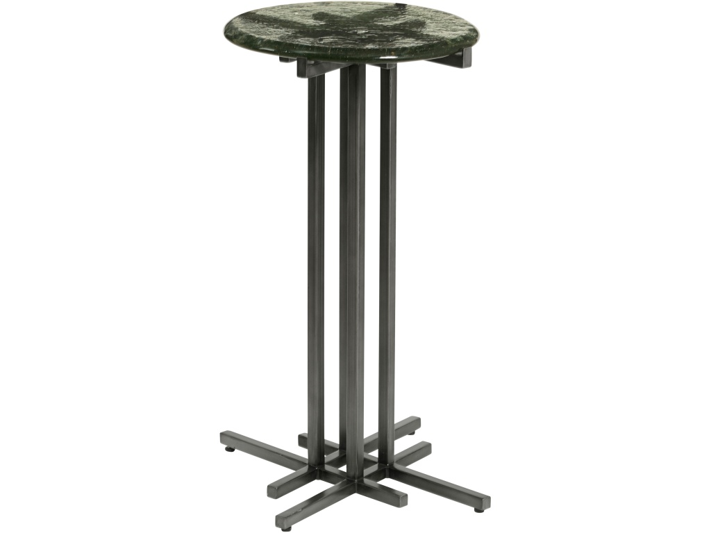 Glass/Metal Base Pedestal - main image