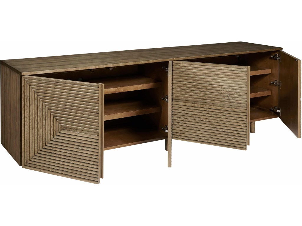 Four Door Geometric Design Console - image 1