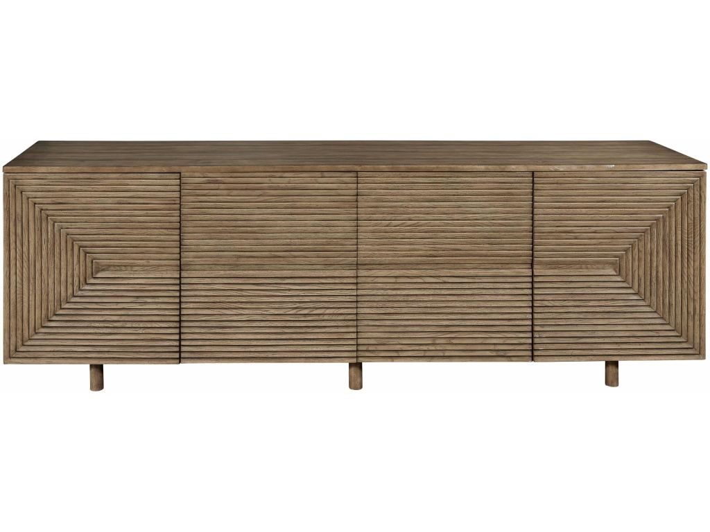 Four Door Geometric Design Console - image 2